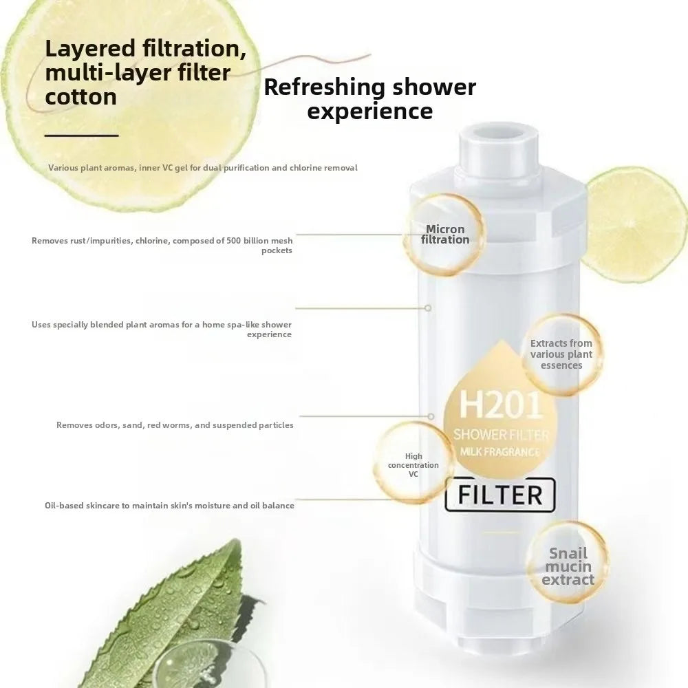Filtre de douche à la vitamine C